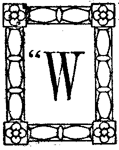 "W "W