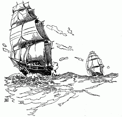"A FAVORITE TRICK OF THE FLEEING SLAVER WAS TO THROW OVER SLAVES" "A FAVORITE TRICK OF THE FLEEING SLAVER WAS TO THROW OVER SLAVES"