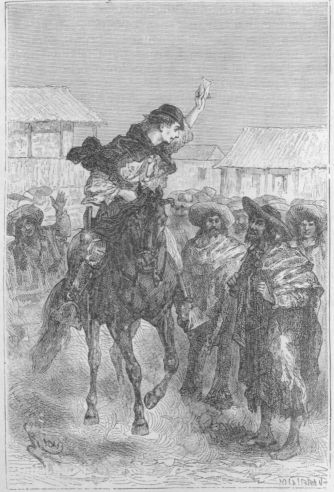 Nuori ratsastaja jaksoi ainoastaan ottaa esille kirjeen ja
näyttää sen everstille.