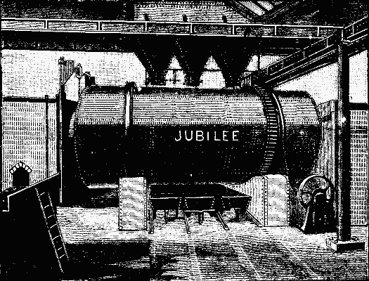 A NEW MONSTER REVOLVING BLACK ASH FURNACE.