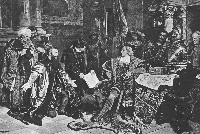 MAXIMILLIAN RECEIVING VENETIAN DELEGATION. MAXIMILLIAN RECEIVING VENETIAN DELEGATION.