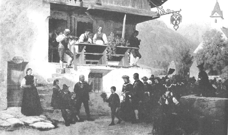 PEASANT WEDDING PROCESSION. PEASANT WEDDING PROCESSION.