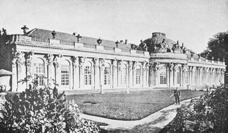 SANS SOUCI, PALACE OF FREDERICK THE GREAT. SANS SOUCI, PALACE OF FREDERICK THE GREAT.