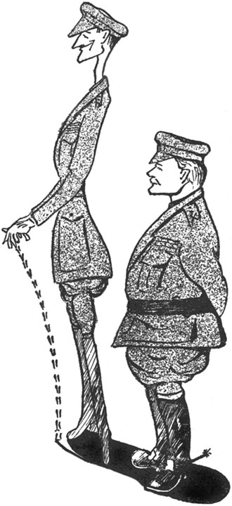 Sir Douglas Haig, G.C.B., G.C.V.O., and Sir A.J.
Godley, K.C.B., K.C.M.G., at the 2nd Anzac Horse Show.