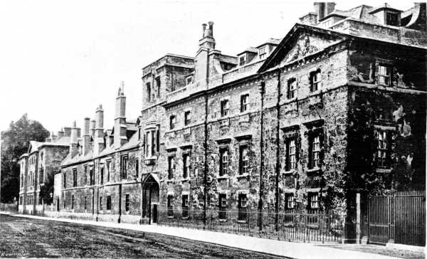 Front of Balliol College, Oxford, in Arnold's Time Front of Balliol College, Oxford, in Arnold's Time