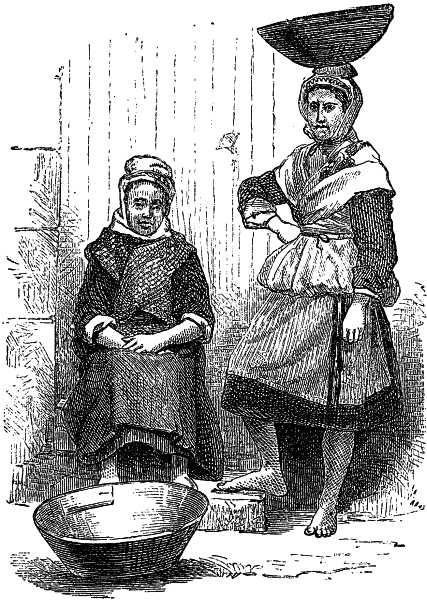 Fishwomen, Brittany. Fishwomen, Brittany.