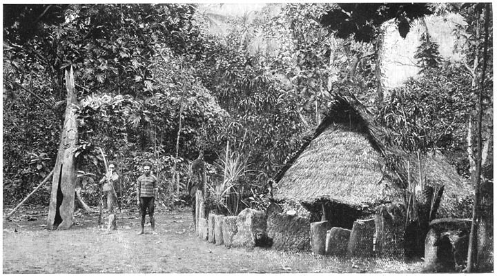 Mannenhuis op Ambrym.