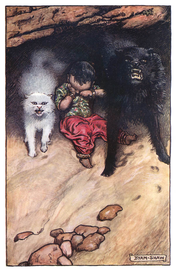 On a shelving bank of dry sand Baby Akbar sitting up and rubbing his eyes. On a shelving bank of dry sand Baby Akbar sitting up and rubbing his eyes.