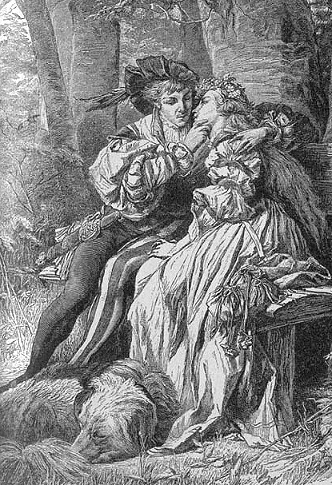 a h�rsak alatt, a padon �lt istv�n �s
kl�ra...