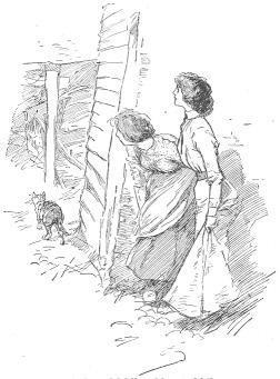 Ph&oelig;be and I followed her stealthily