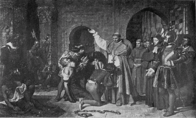 LIBERATION OF THE CAPTIVES FROM THE DUNGEON OF ORAN. Illustration: LIBERATION OF THE CAPTIVES FROM THE DUNGEON OF ORAN.