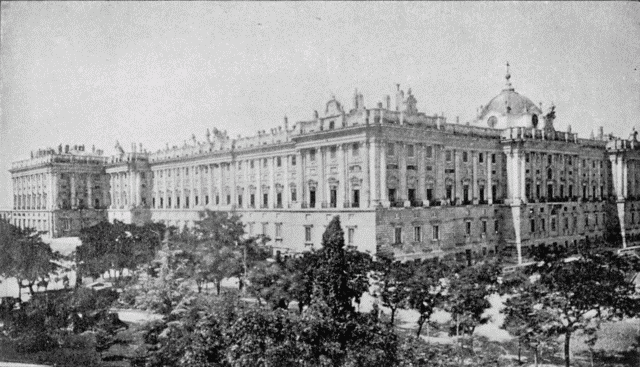 THE ROYAL PALACE. MADRID. Illustration: THE ROYAL PALACE. MADRID.