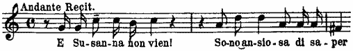 E Susanna non vien! Sono ansiosa di saper E Susanna non vien! Sono ansiosa di saper