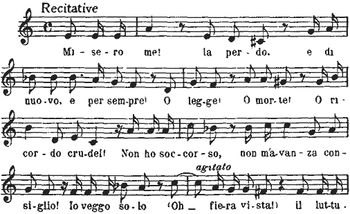 Misero me! la perdo Misero me! la perdo