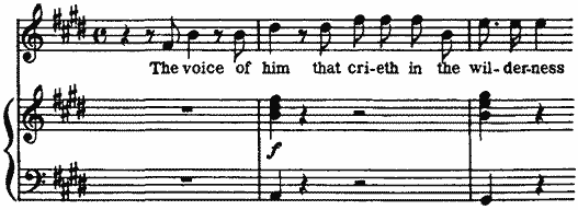 The voice of him that crieth in the wilderness The voice of him that crieth in the wilderness