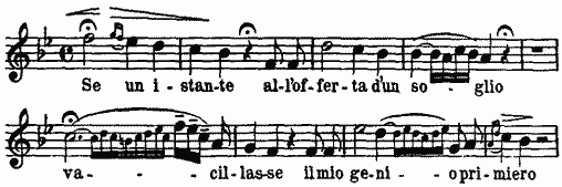 Se un istante all'offerta d'un soglio vacillasse il mio genio primiero Se un istante all'offerta d'un soglio vacillasse il mio genio primiero