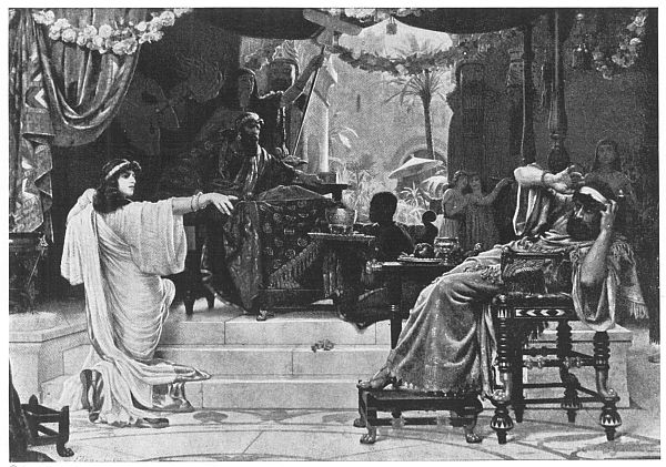 Esther Denouncing Haman
Painted by Ernest Normand Esther Denouncing Haman
Painted by Ernest Normand