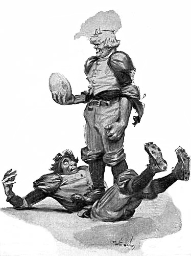 There wasn't a college anywhere around us that didn't
have Ole's hoofmarks all over its pride

Page 33