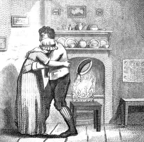 Flew up the chimney as it came Flew up the chimney as it came