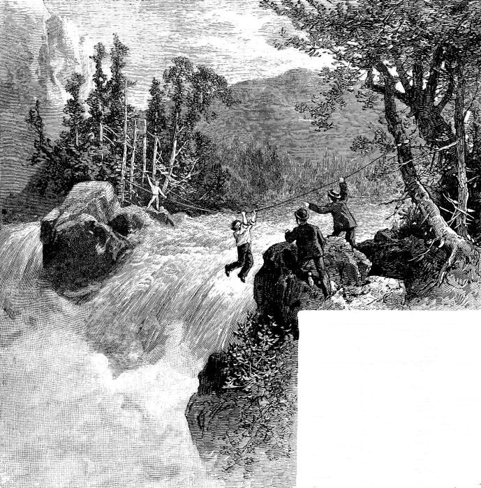 FRED'S PERILOUS ESCAPE.&mdash;Drawn by C. Graham.