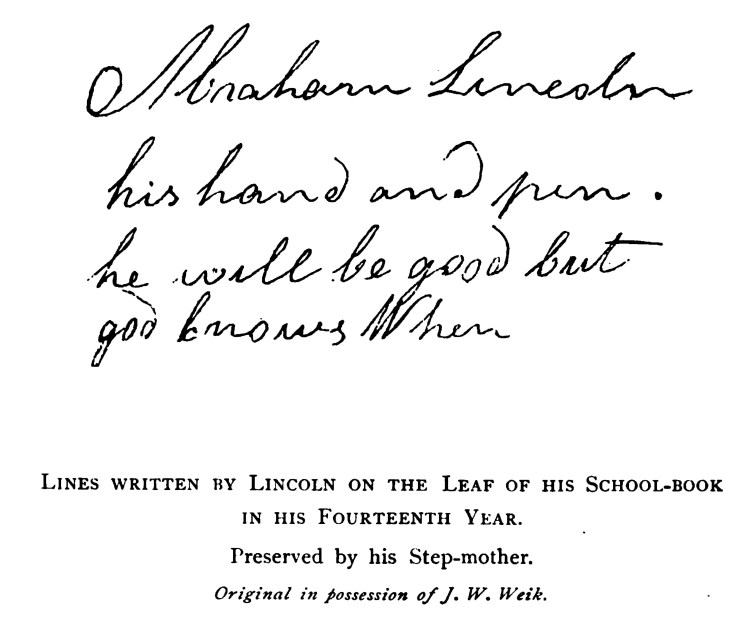 Lines Written by Lincoln 081