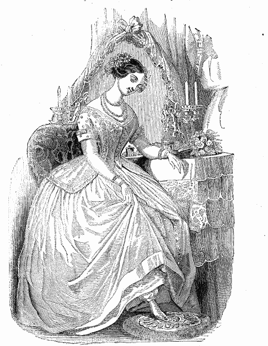 Figure 1.—Full Dress for Ball or Evening Party. Illustration.