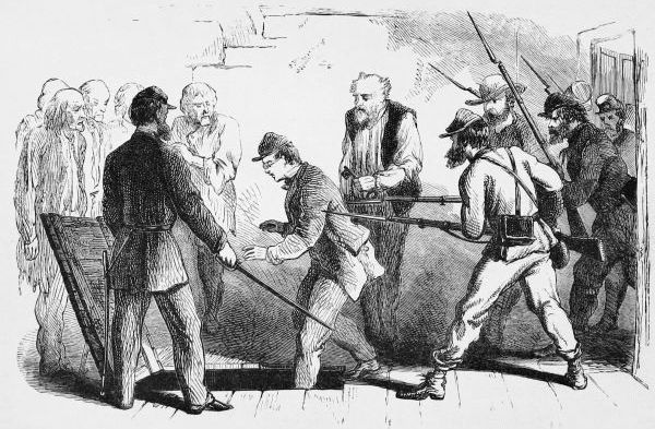 A TERRIBLE DESCENT.
Page 172.