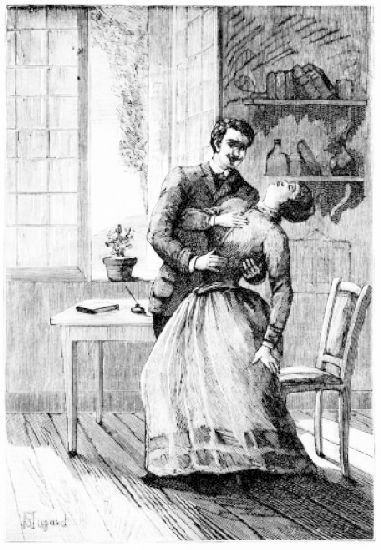 Il s'avan�a pour la soutenir, elle chancelait.