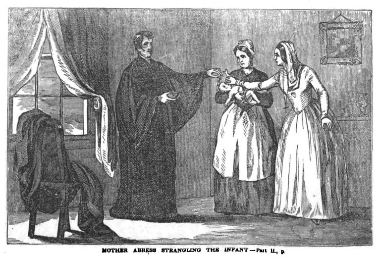 The Mother Abess Strangling the Infant