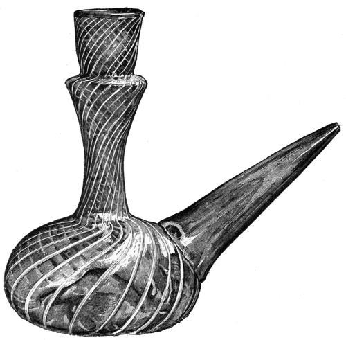 GLASS BOTTLE.&mdash;MODERN SPANISH.