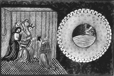 The Earth
Pictured as a Sphere by Nicolas d'Oresme, 1377.