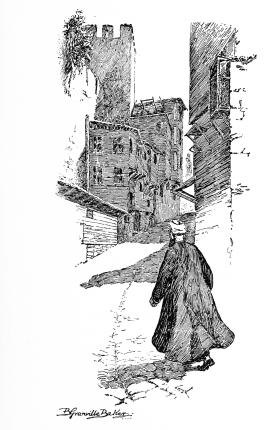 The Landward Walls of the Seraglio.

Romance and mystery cling to the place and live in the name Seraglio. It
is jealously walled in, the wall being of Turkish construction and
comparatively recent, and to it may be seen clinging quaint wooden
houses.