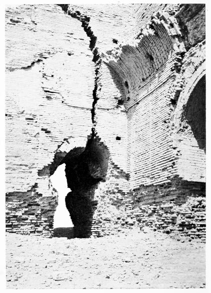 Fig. 109.—CTESIPHON, REMAINS OF VAULT ON WEST SIDE OF
SOUTH WING.