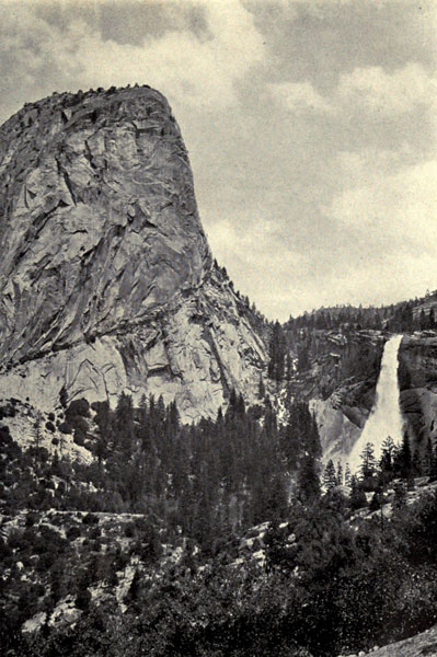 Liberty Cap and
Nevada Falls, Yosemite Valley