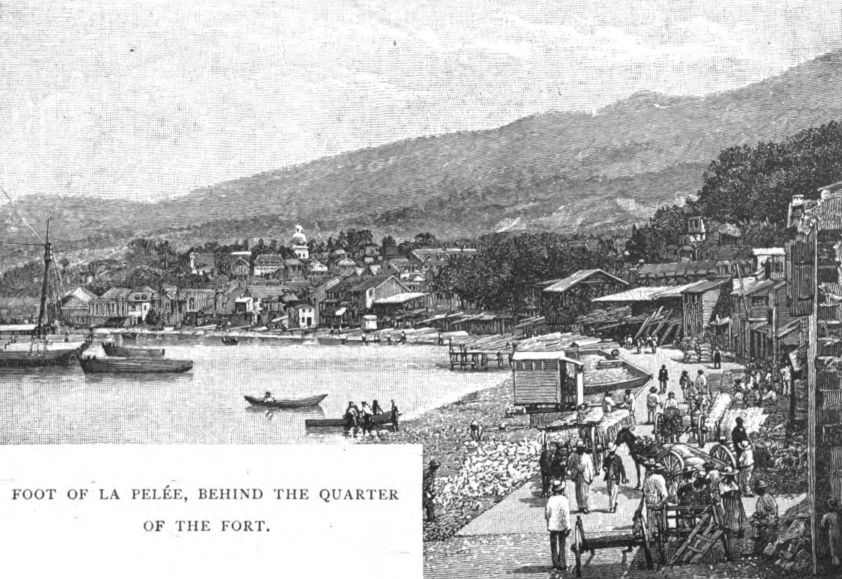 Foot of PelÉe, Behind the Quarter Of The Fort.